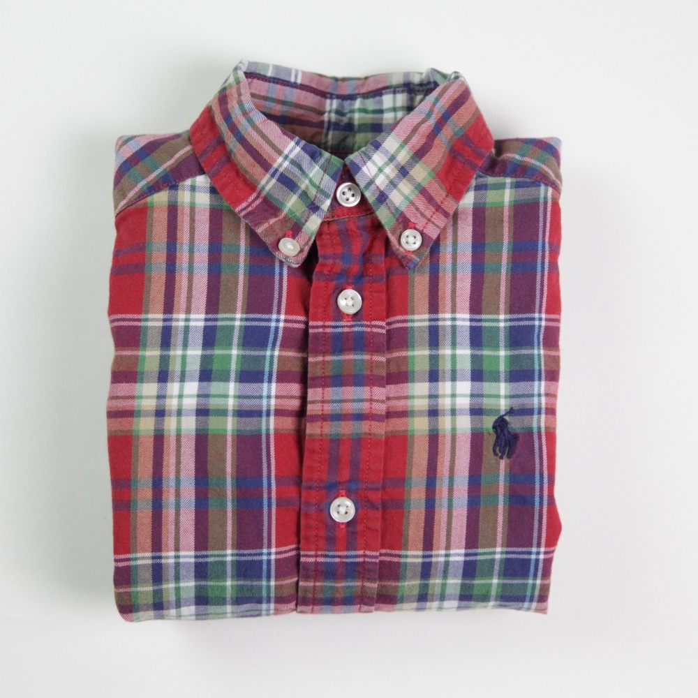Polo Ralph Lauren Plaid Collared Boy's Dress Shirt